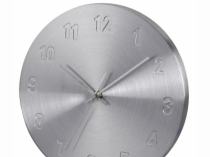 Алюминиевые часы под гравировку логотипа.