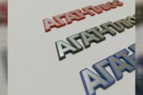 Стикер для автомобиля из металлопластика