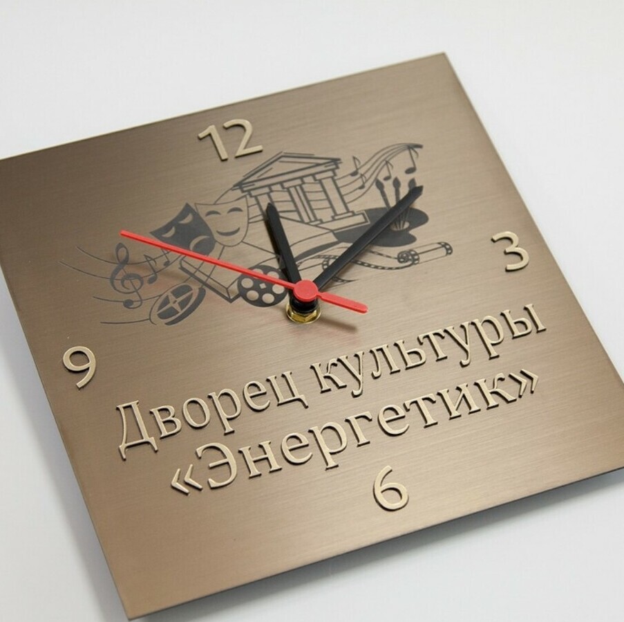 Металлические настенные часы с логотипом на заказ Изготовление часов по индивидуальному дизайну