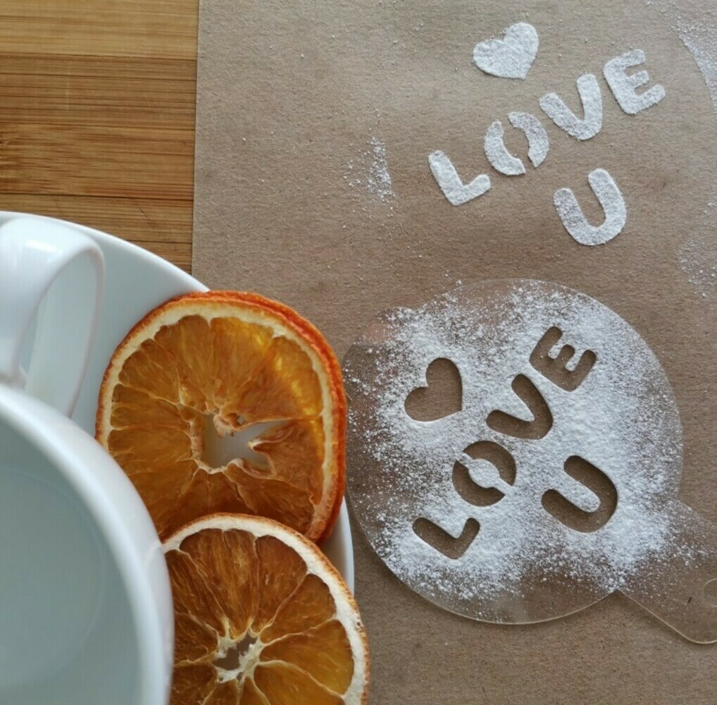 Изготовление трафаретов для кофе с логотипом заведения