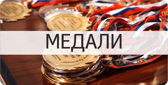 Наградные медали с логотипом