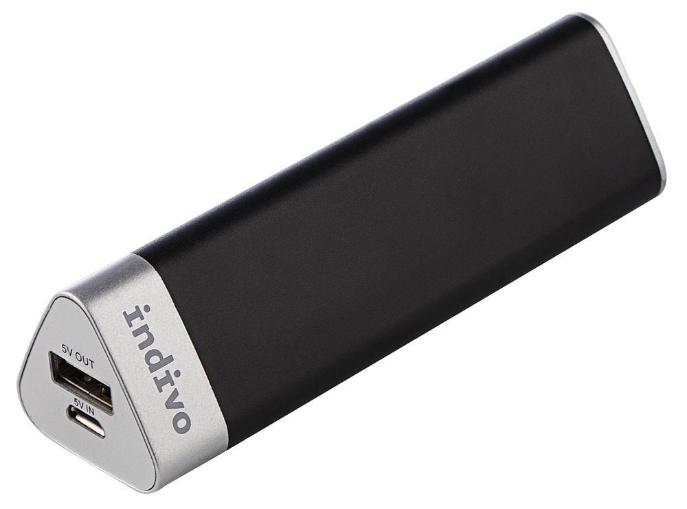 Портативный аккумулятор power bank с лазерной гравировкой.